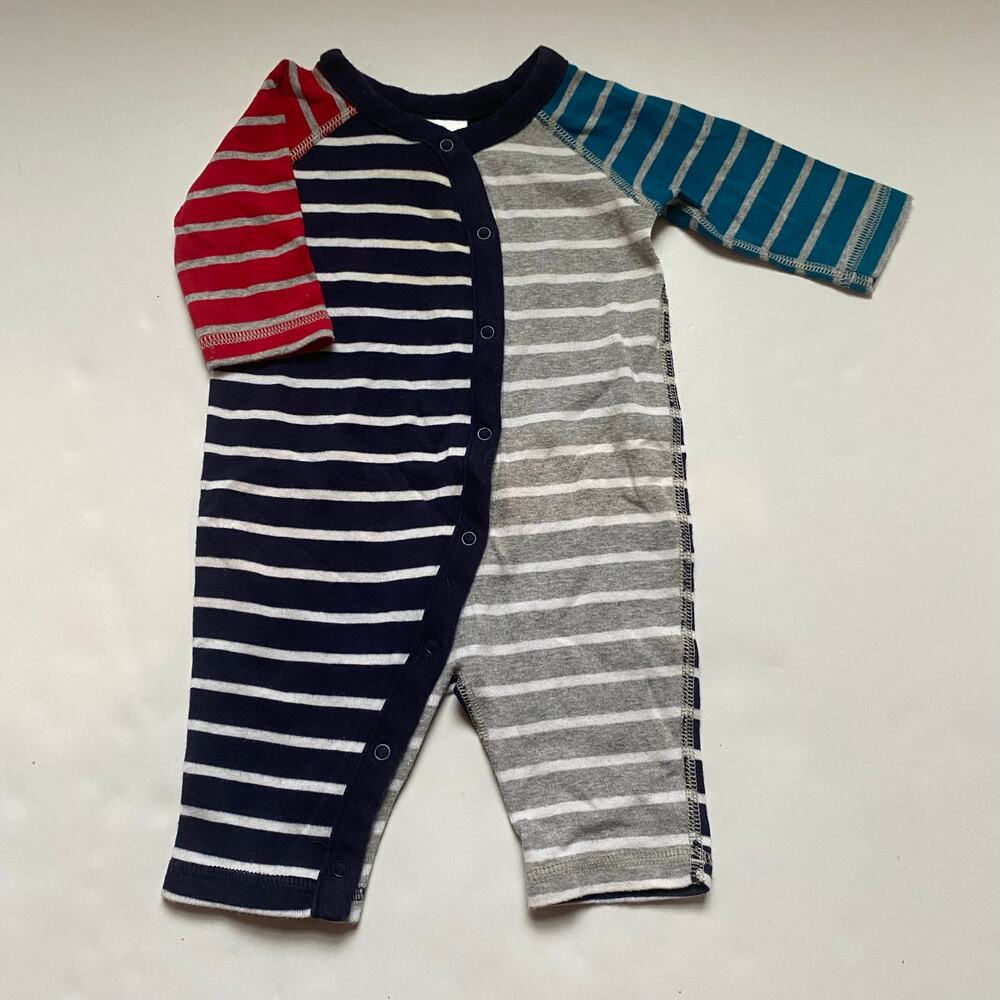 Hanna Andersson Striped Romper One Piece Organic Cotton